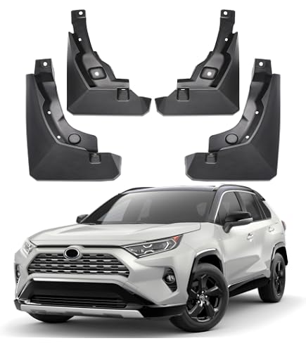 TOPGRIL Mud Flaps Kit for Toyota XA50 RAV4 2019-2023 Mud Splash